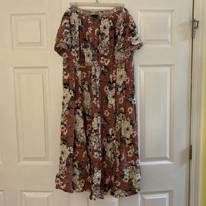 Torrid Off the Shoulder Midi Dress